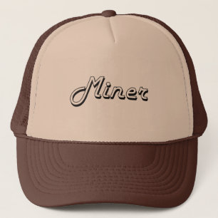 Casquette Système de travail classique de mineur