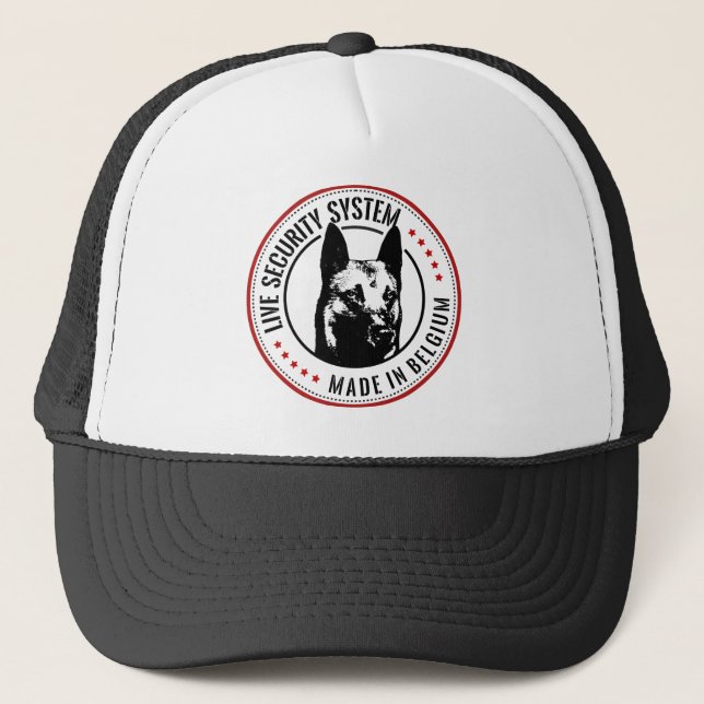 Casquette Systèmes de sécurité vivants de Malinois de berger (Devant)