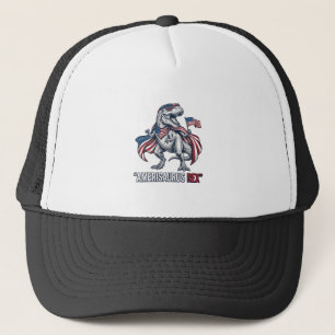 Casquette T-Rex patriotique Amerisaurus Rex Design de T-shir