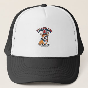 Casquette T-Shirt à gravure vintage Corgi patriotique de la