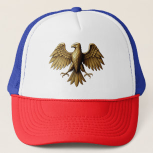Casquette T-shirt d'aigle doré Graphe d'oiseaux majestueux