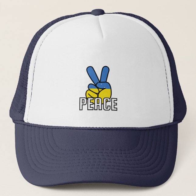 Casquette T-shirt de la paix en Ukraine (Devant)