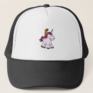 Casquette T-shirt drôle de loutre de mer chevauchant une lic
