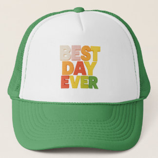 Casquette T-shirt du meilleur jour pour les enfants. Anniver
