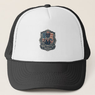 Casquette T-shirt graphique vectoriel de chat noir patriotiq