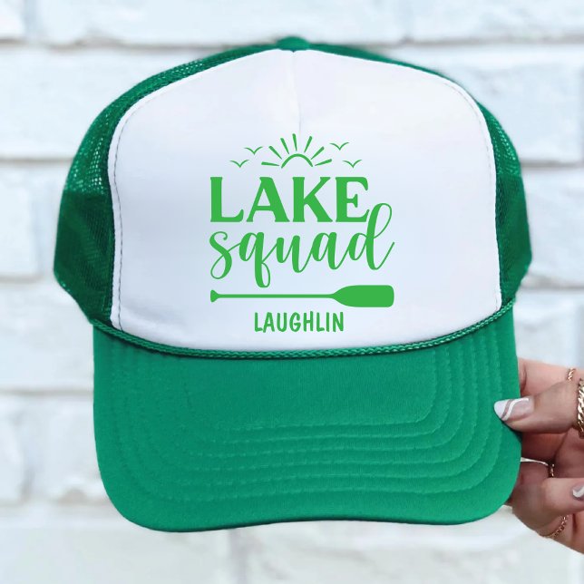 Casquette T-Shirt Lake Squad Vibes Vacances Camping Caravane (Créateur téléchargé)