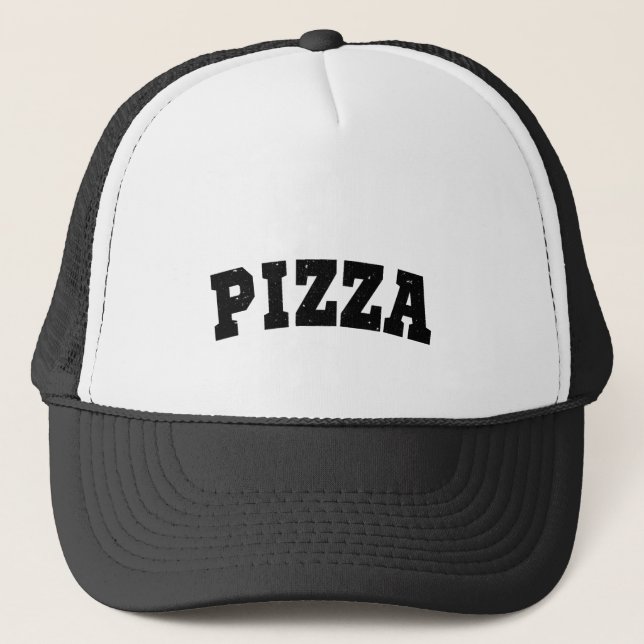 Casquette T-shirt pizza (Devant)