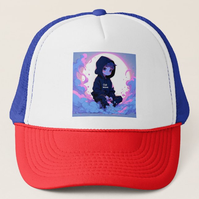 Casquette T-shirt vague de refroidissement (Devant)