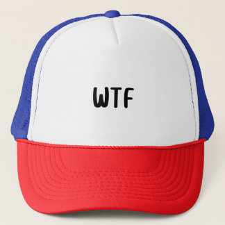 Casquette T-shirt WTF Mots tee meilleur cadeau pour les amis
