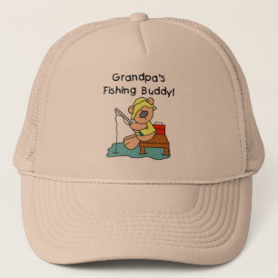 Casquette T-shirts d'ami de la pêche du grand-papa de