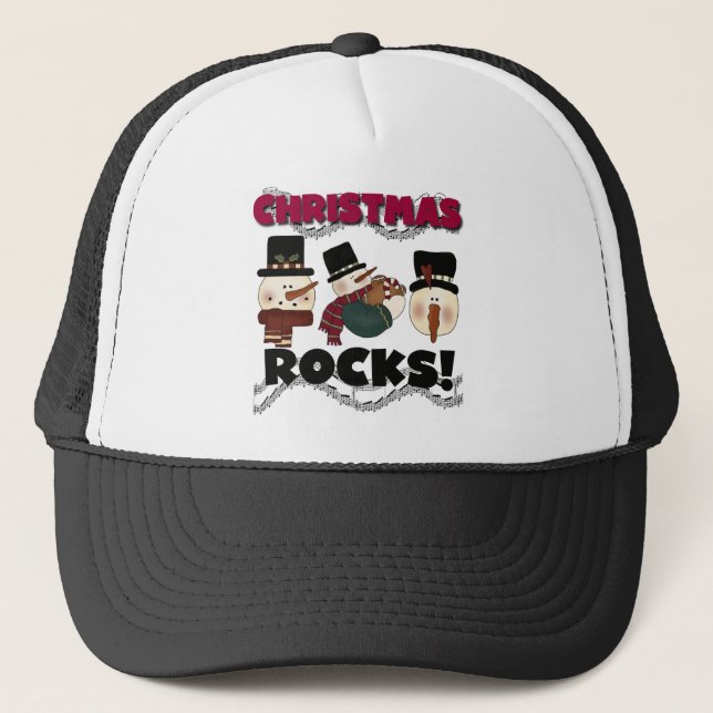 Casquette T-shirts et cadeaux Christmas Rocks (Devant)