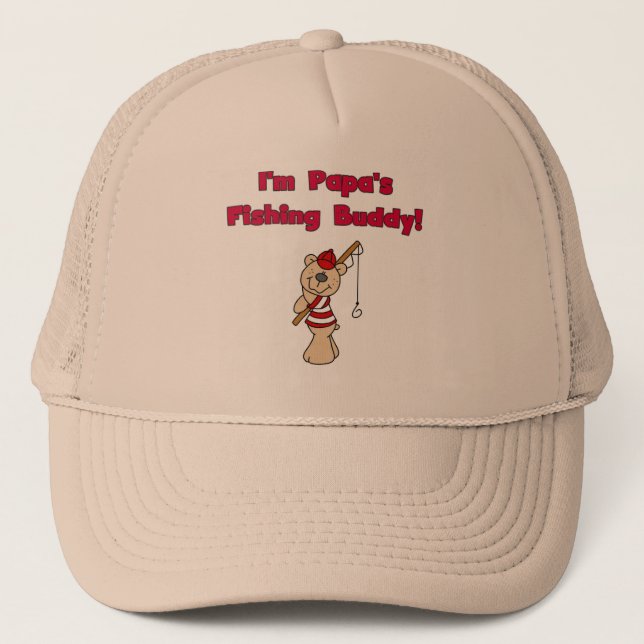 Casquette T-shirts et cadeaux d'ami de la pêche du papa (Devant)