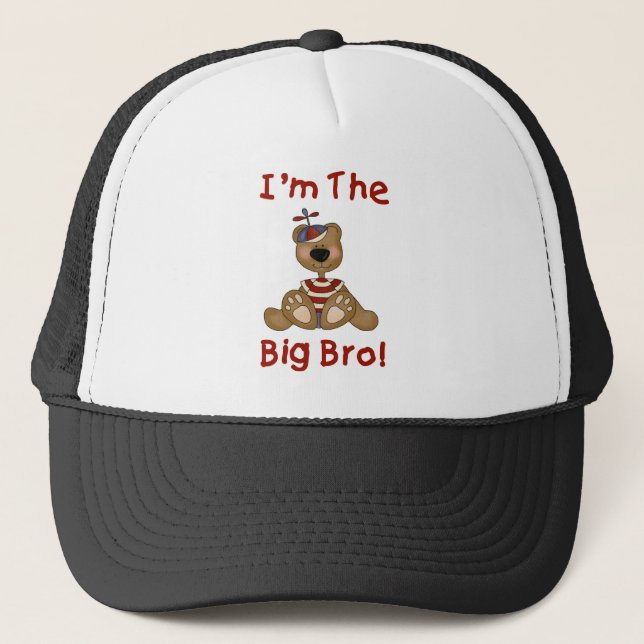 Casquette T-shirts et cadeaux de Bro d'ours de nounours (Devant)