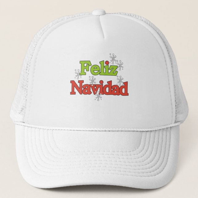 Casquette T-shirts et cadeaux Feliz Navidad (Devant)