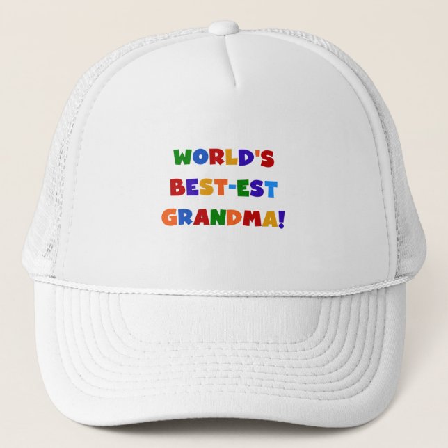 Casquette T-shirts et cadeaux lumineux de grand-maman du Mei (Devant)
