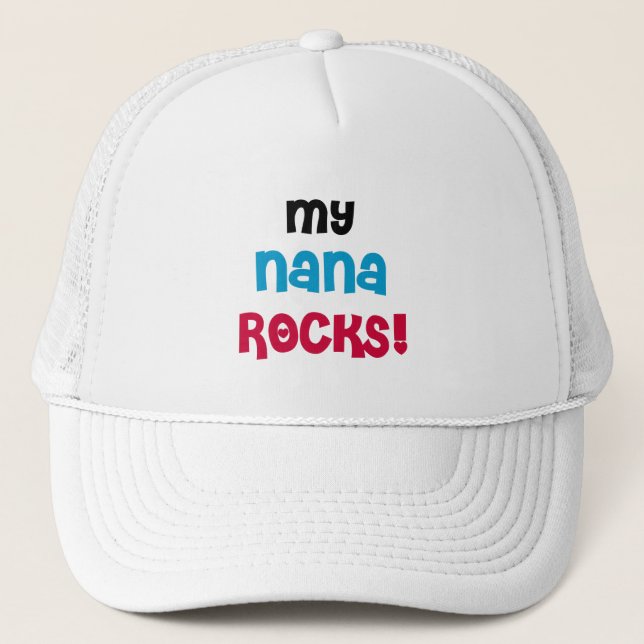 Casquette T-shirts et cadeaux My Nana Rocks (Devant)