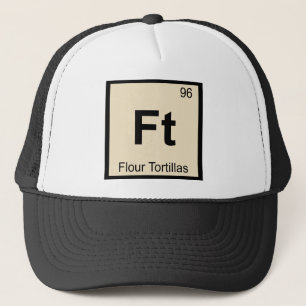 Casquette Tableau périodique de chimie des tortillas de fari
