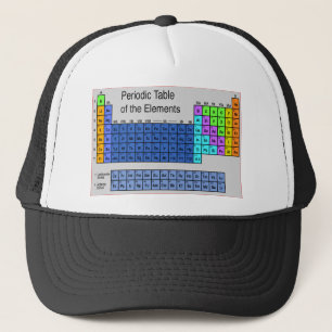 Casquette Tableau périodique de la Science des cadeaux