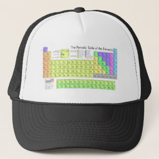 Casquette Tableau périodique des éléments