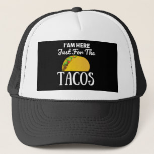 Casquette TACOS Je suis ici juste pour le Tacos Trucker Hat