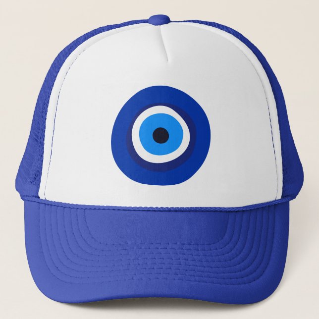 Casquette talisman arabe turc grec de symbole d'oeil mauvais (Devant)