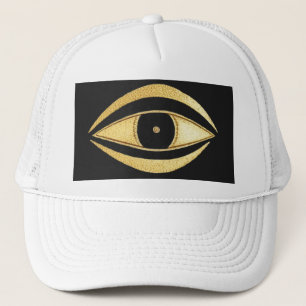 Casquette Talisman Mauvais Œil Doré