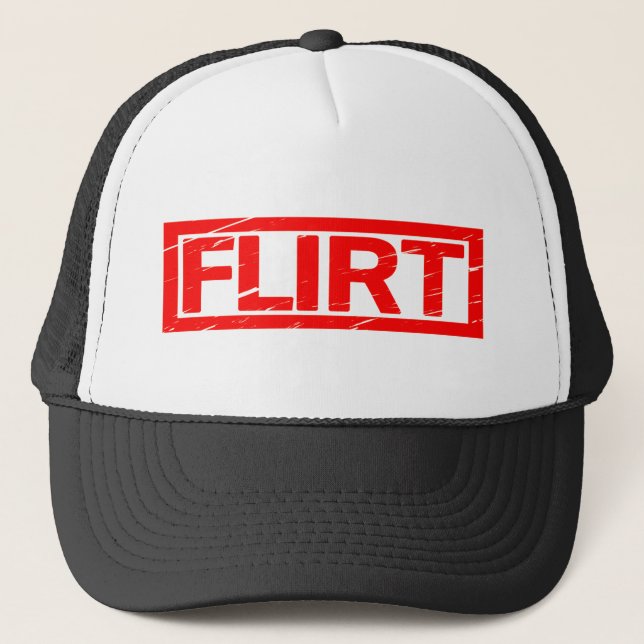 Casquette Tampon de flirt (Devant)