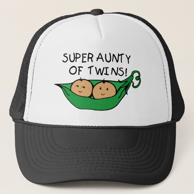 Casquette Tante superbe de cosse de jumeaux (Devant)