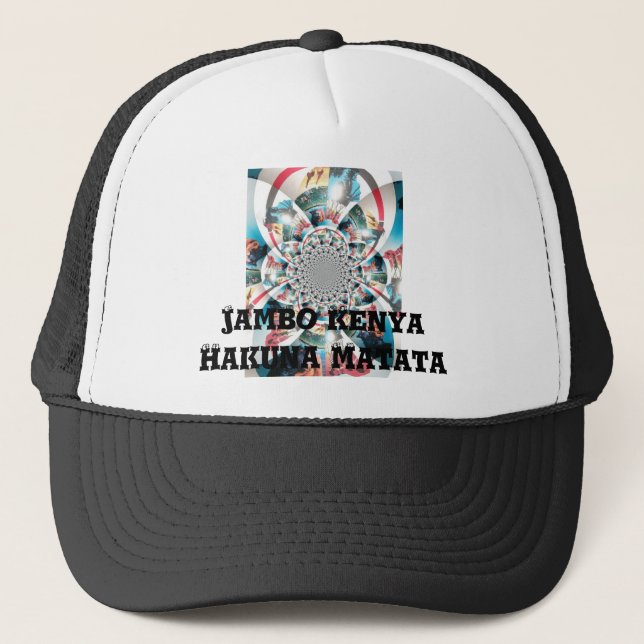 Casquette Tapisserie kényane Kaleidoscope (Devant)
