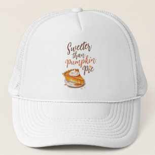 Casquette Tarte plus douce que Citrouille - Tarte Citrouille