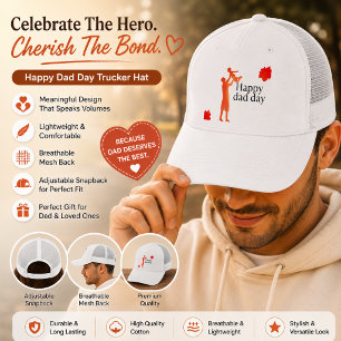 Casquette Tasse Bonne Fête Papa – Cadeau Silhouette Père & E