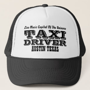 Casquette TAXI, CONDUCTEUR, capitale de musique en direct de