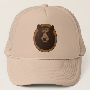 Casquette Taxiderme monté Tête d'ours Graphique