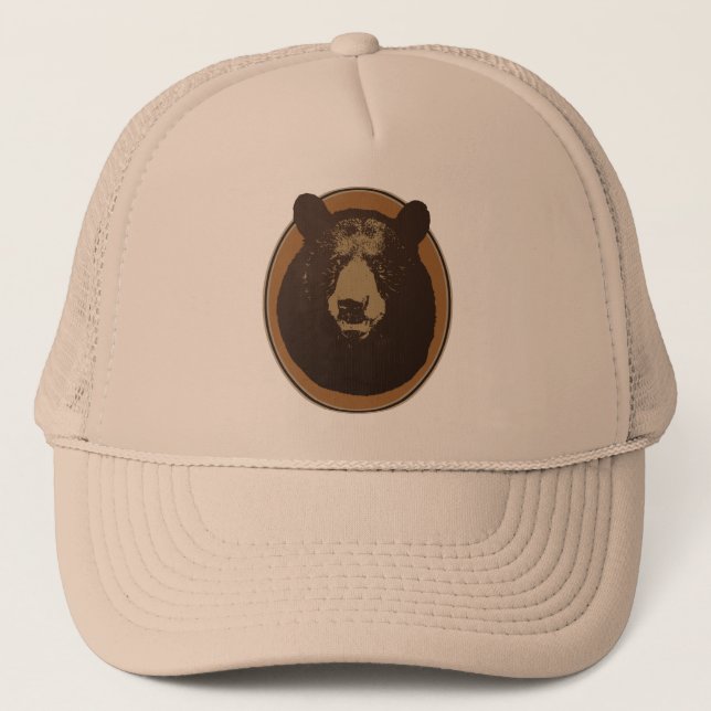 Casquette Taxiderme monté Tête d'ours Graphique (Devant)