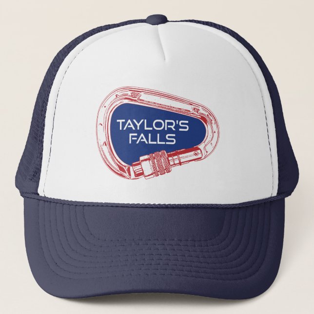 Casquette Taylor's Falls Minnesota Rock Escalade Carabiner (Devant)