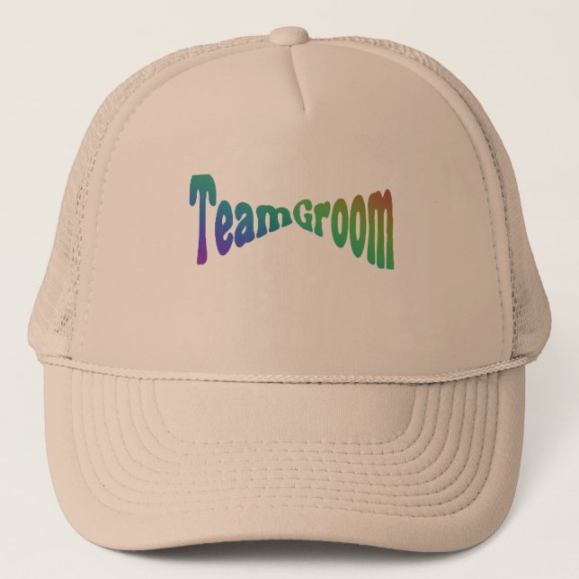 Casquette Team Groom Bachelor Bachelorette Mariage (Devant)
