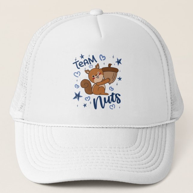 Casquette Team Nuts Genre Revey Party Blue Boy (Devant)