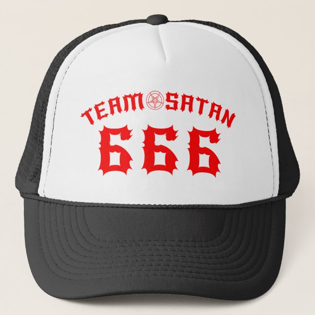 Casquette Team Satan 666 (Devant)