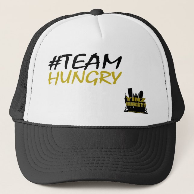 Casquette #TeamHungry de camionneur (Devant)