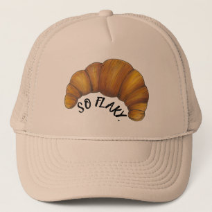 Casquette Tellement Flaky Buttery Croissant Français Pâtisse