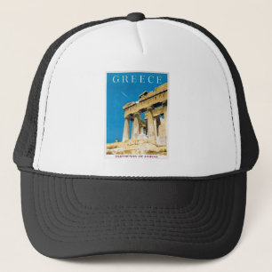 Casquette Temple du Parthénon de la Grèce Vintage voyage Ath