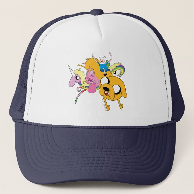 Casquette Temps d'aventure | Lady, Bubblegum, Finn & Jake (Devant)