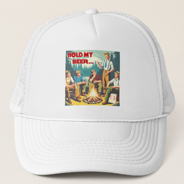 Casquette Tenez Mon Camping De Bières (Devant)