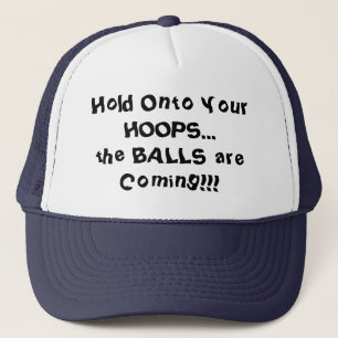 Casquette Tenez-Vous À L'Humour De Basketball Des Boules