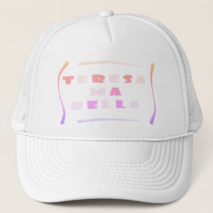 Casquette Teresa Bella a fait des couleurs mixtes