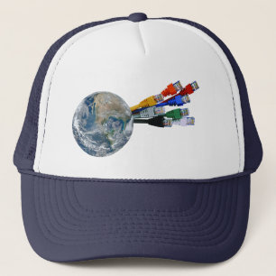 Casquette Terre connectée au réseau Ethernet