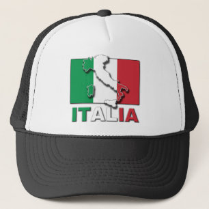 Casquette Terre de drapeau de l'Italie
