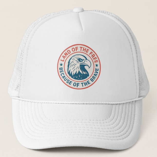 Casquette Terre de l'aigle libre (Devant)