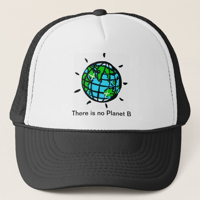 Casquette TERRE - Il n'y a pas de planète B - Conservation - (Devant)