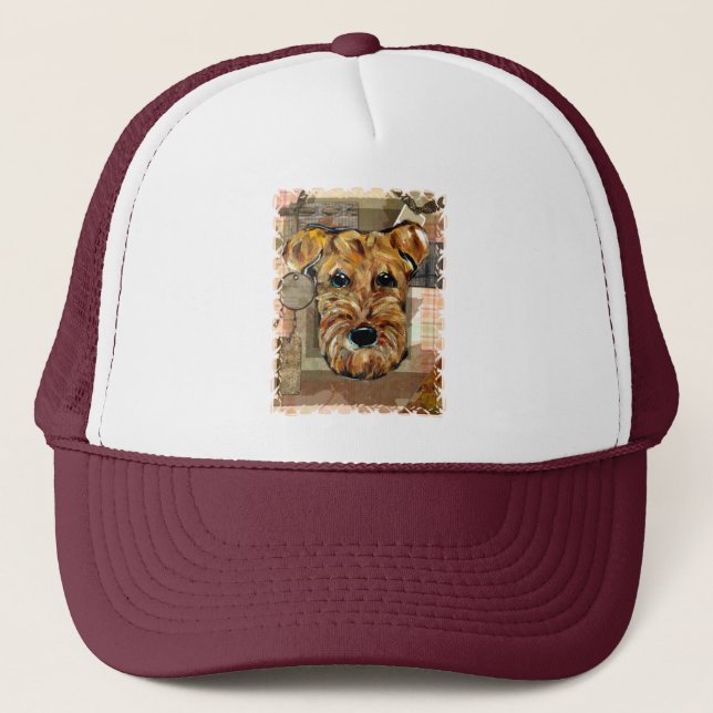 CASQUETTE TERRIER AIREDALE (Devant)